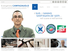 Tablet Screenshot of evangelistacampagnuolo.it